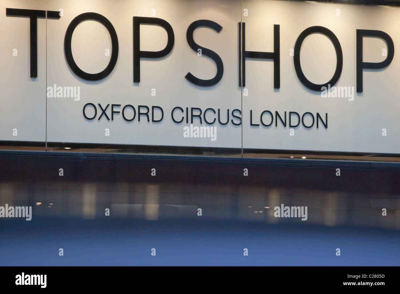 Top Boutique flagship store Oxford Street Londres Banque D'Images