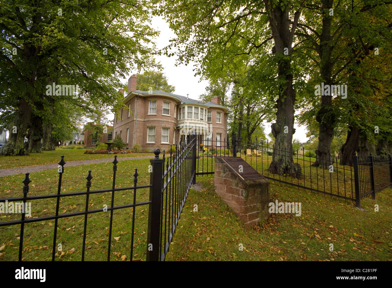 Fairholm estate, construit dans les années 1830, est un bâtiment historique nationale, Charlottetown, Prince Edward Island, Canada Banque D'Images