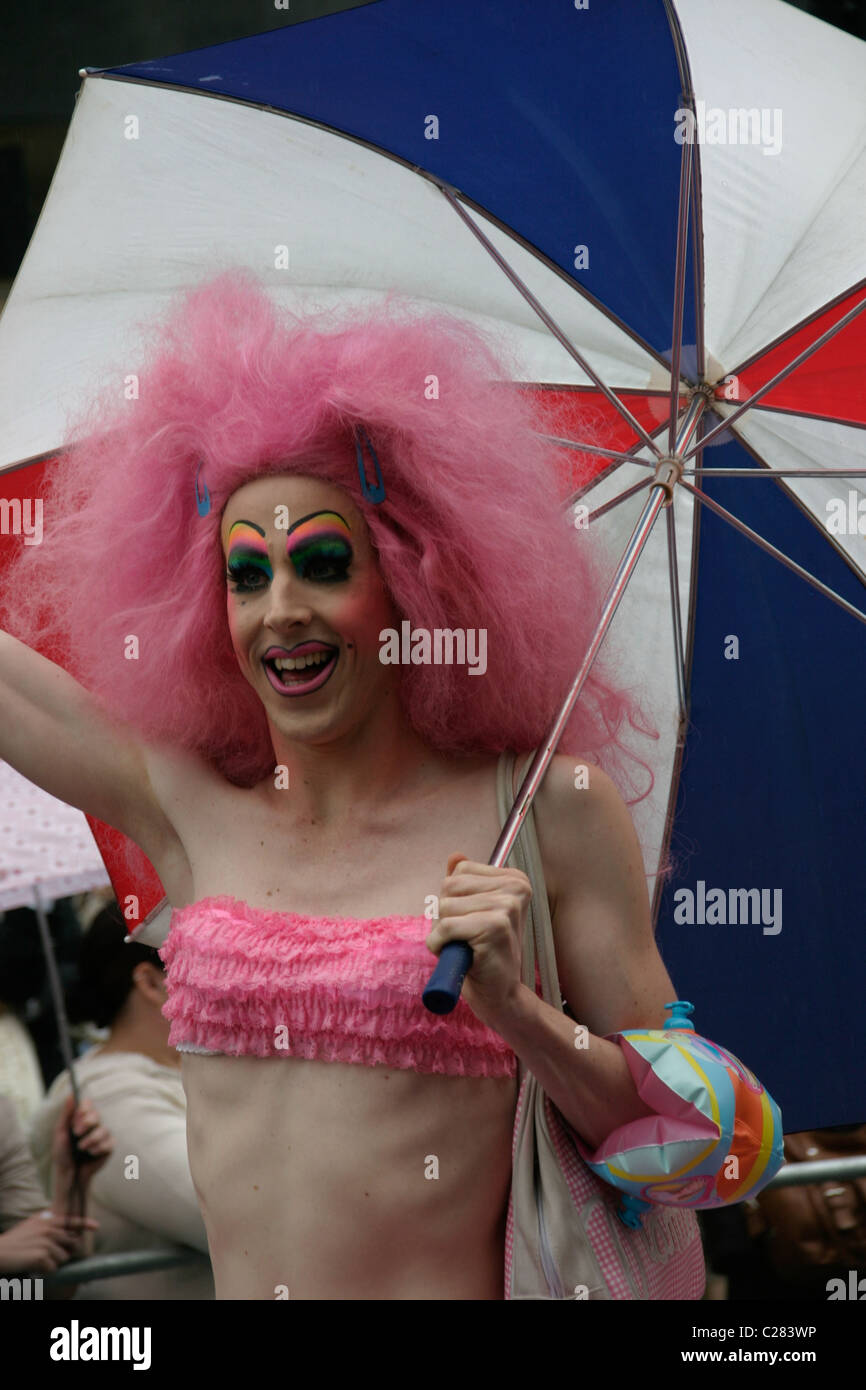 Parade Gay à Londres Banque D'Images