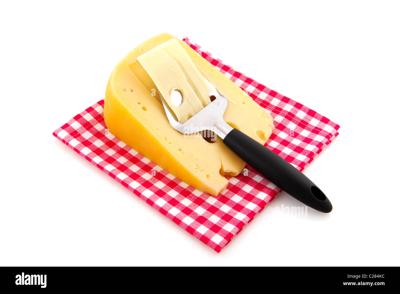 Tranche-fromage Néerlandais Banque D'Images