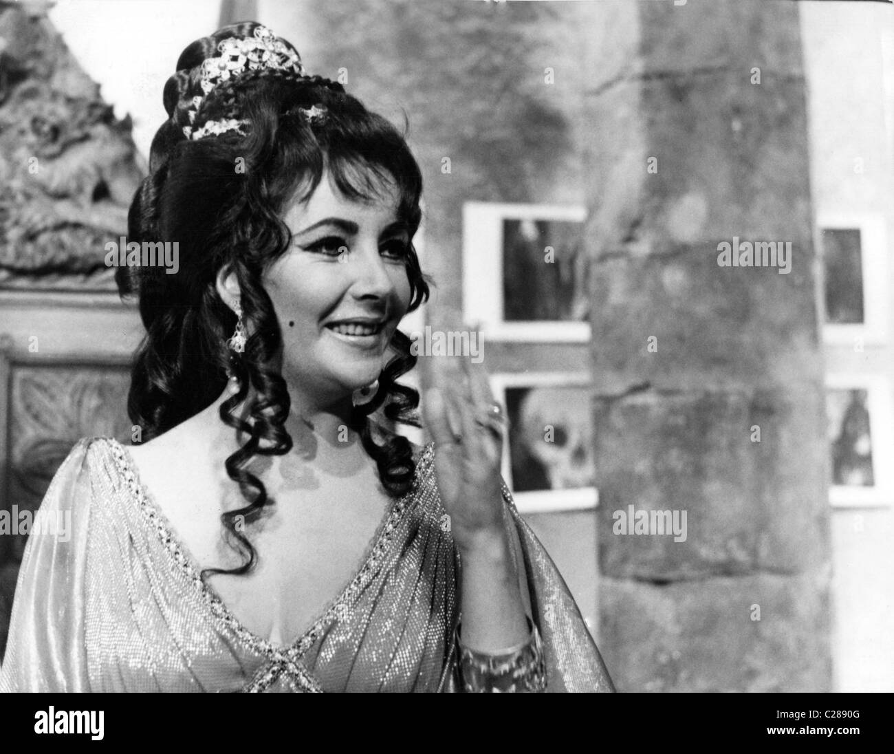 L'actrice Elizabeth Taylor comme Hélène de Troie Banque D'Images