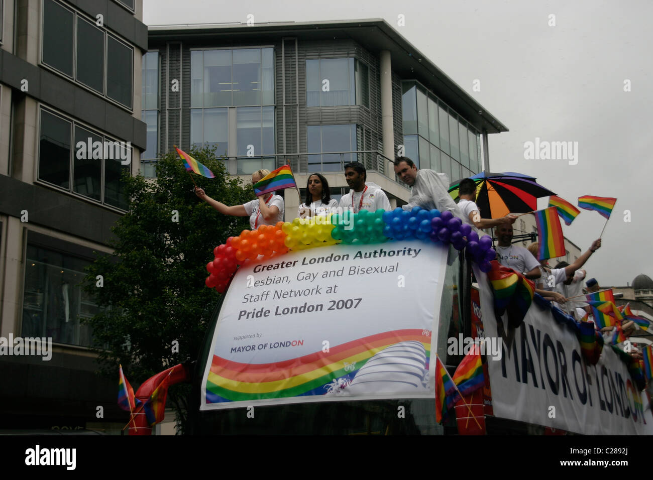 Parade Gay à Londres Banque D'Images