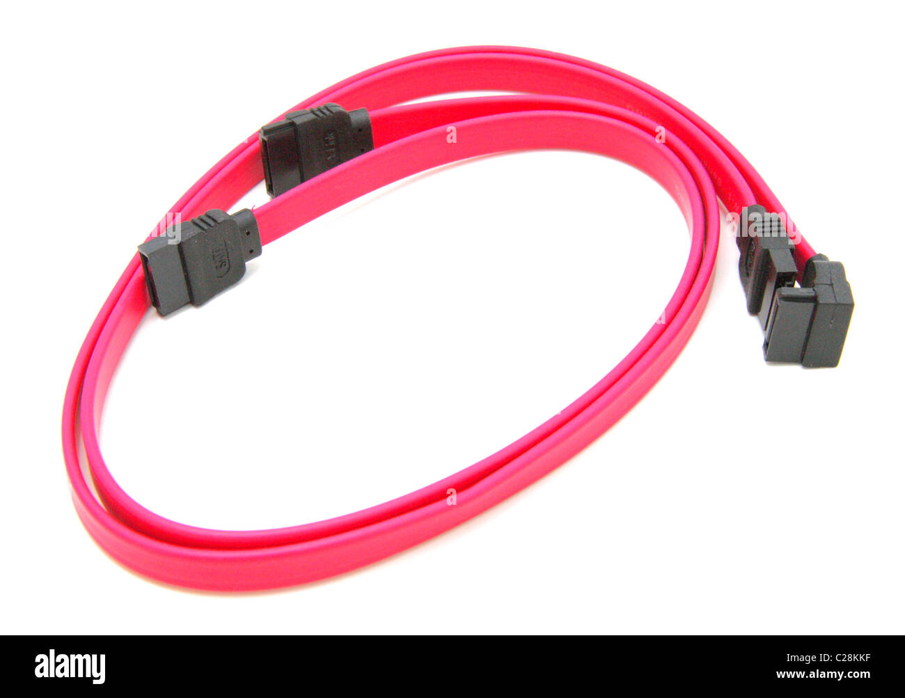 Ata accessoire câble noir fond circuit close-up closeup couleur communication computer connect cordon connecteur liaison dat Banque D'Images