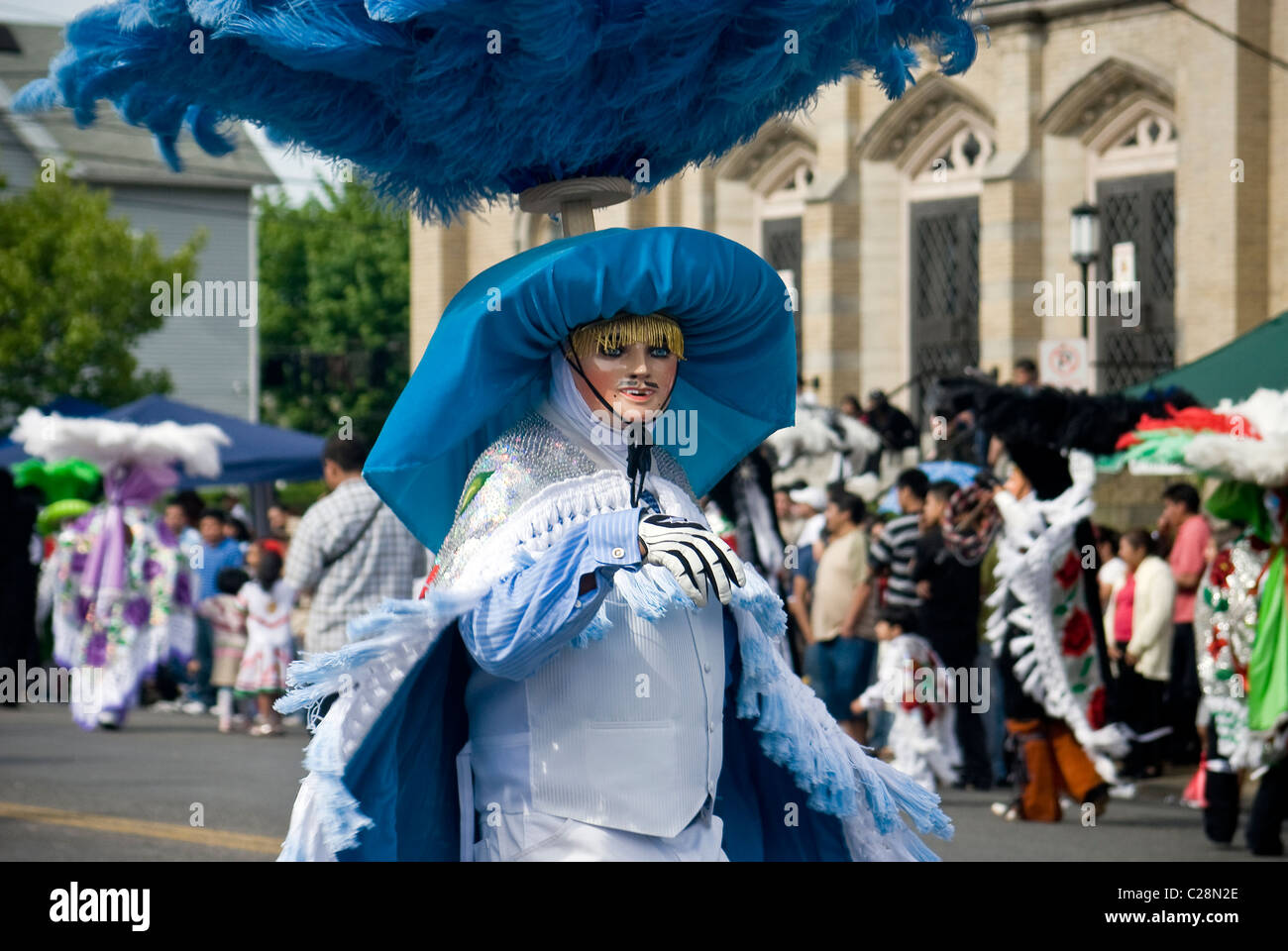 Festival de rue mexicain célébrations dans New Haven, Connecticut, USA Banque D'Images