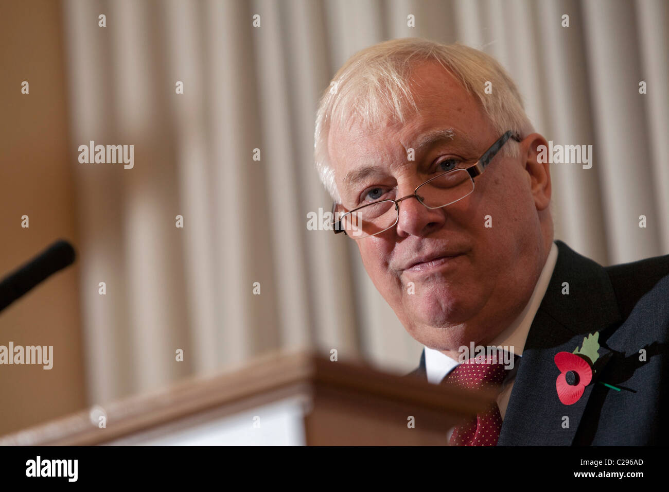 Le très honorable Lord (Chris) Patten de Barnes CH , président du BBC Trust, ancien gouverneur de Hong Kong et ministre conservateur. Banque D'Images