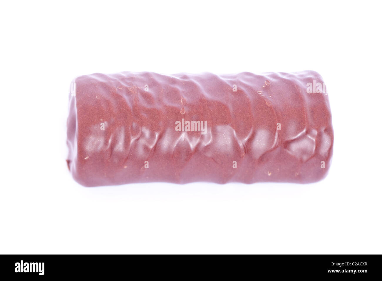 Un chocolat Cadbury mini roll on a white background Banque D'Images