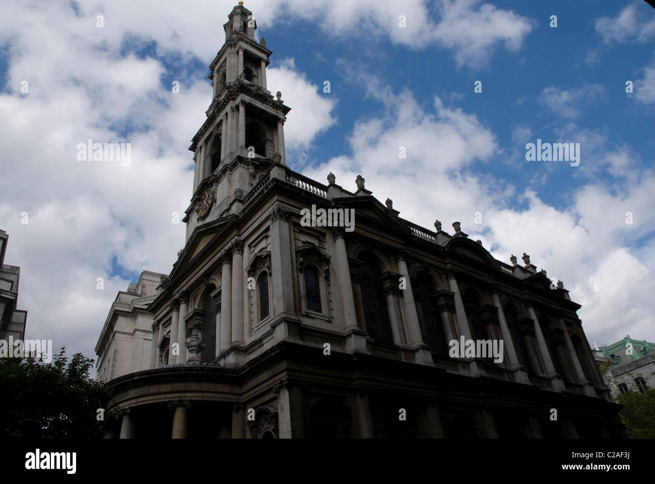 L'église St Mary le Strand, London England UK Banque D'Images