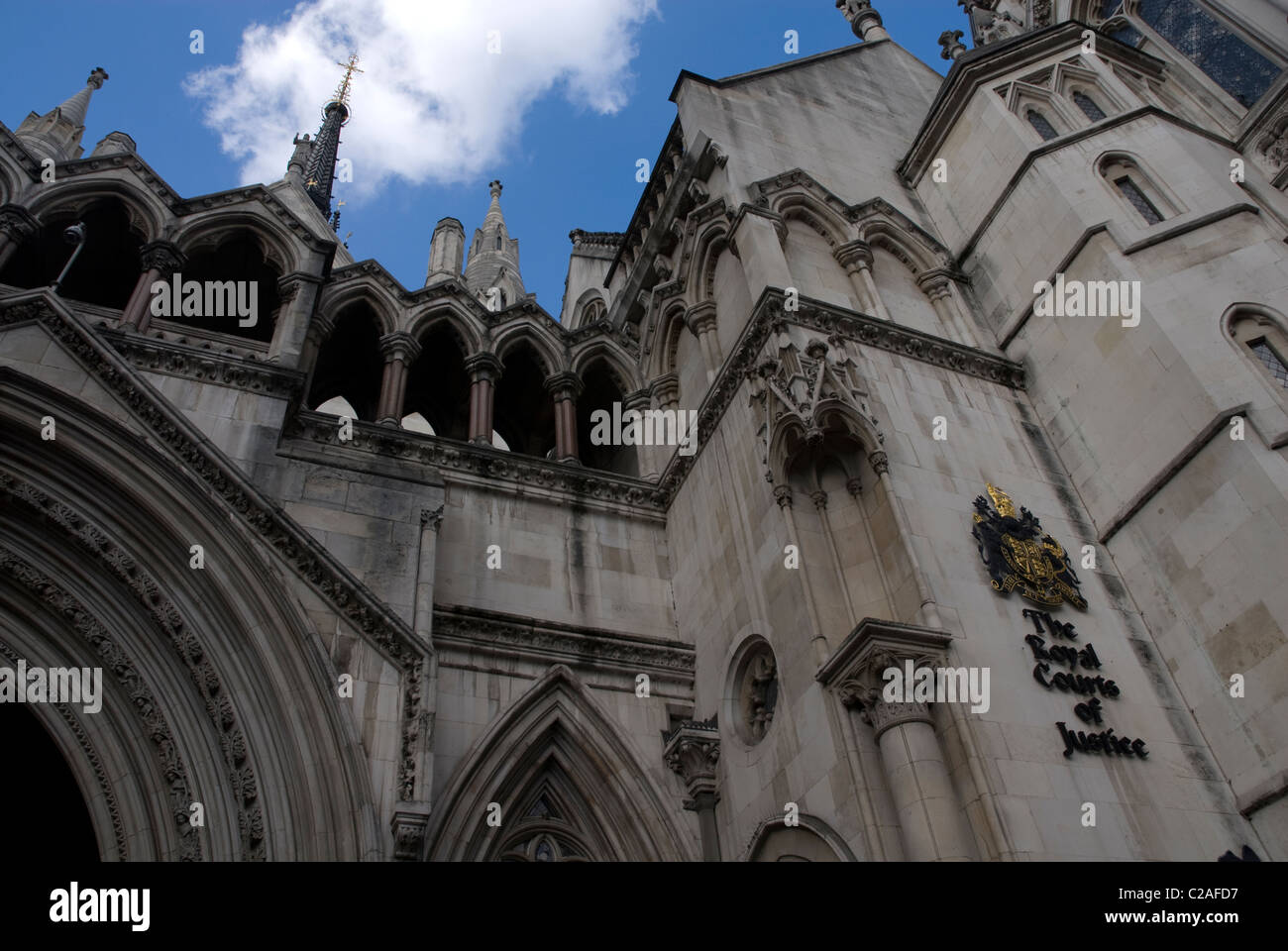 Royal Courts of Justice The Strand, London England UK Banque D'Images