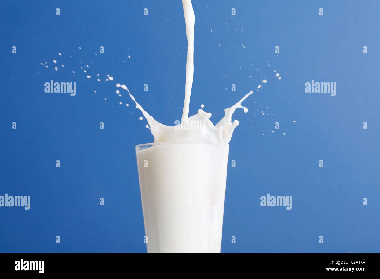 Délicieusement éclaboussures de lait Banque D'Images
