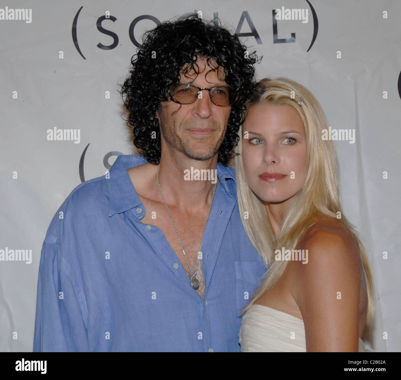 Howard Stern et Beth Ostrosky sociaux Hampton à Ross avec les concerts de James Taylor East Hampton, États-Unis - 11.08.07 Banque D'Images