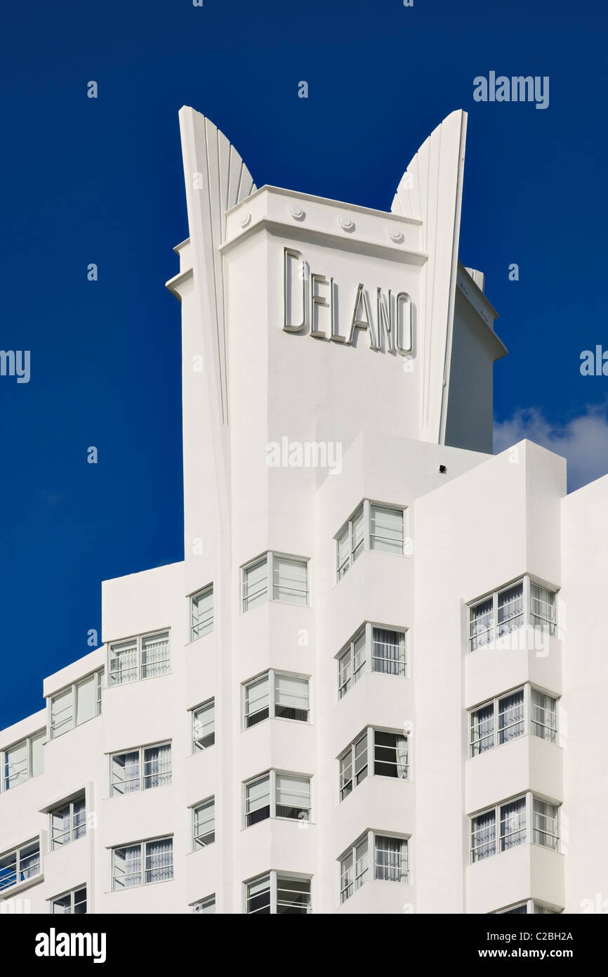 Delano Hotel, South Beach, Miami Banque D'Images