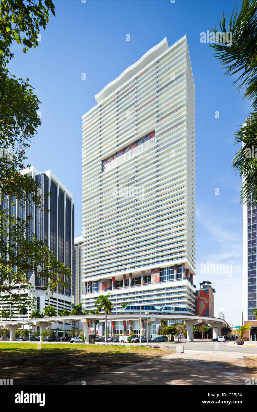 50 Biscayne Boulevard, Miami Banque D'Images