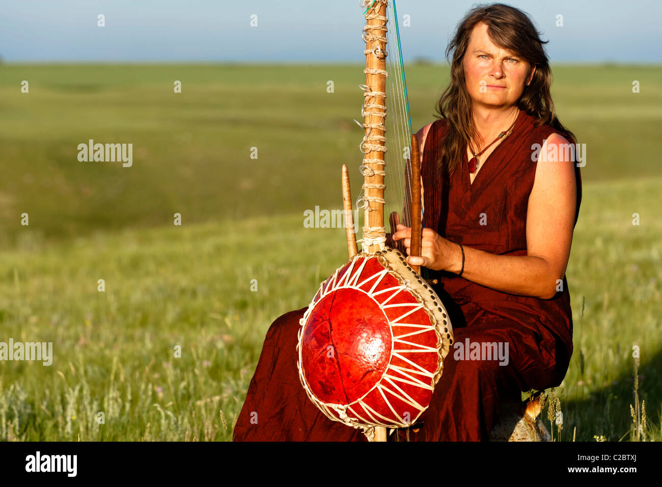Cora String Instrument Kora string instrument Banque de photographies et d’images à haute ...