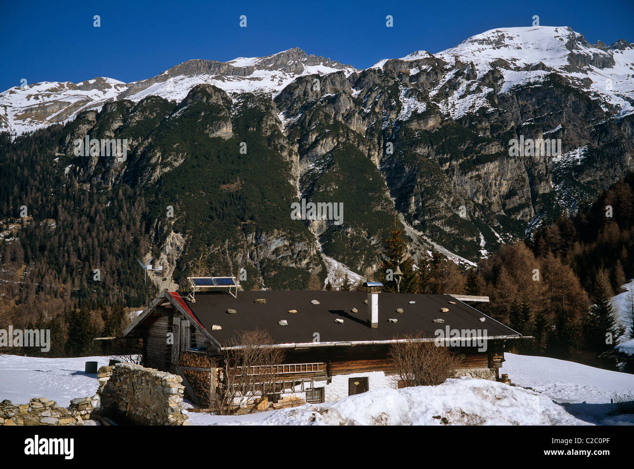 Obernberg Tyrol Autriche Banque D'Images