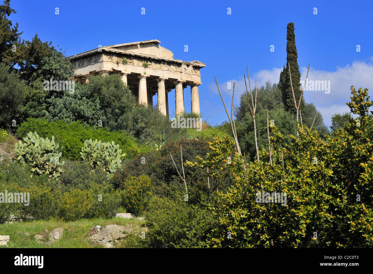 Temple de Vulcan à Athènes Banque D'Images