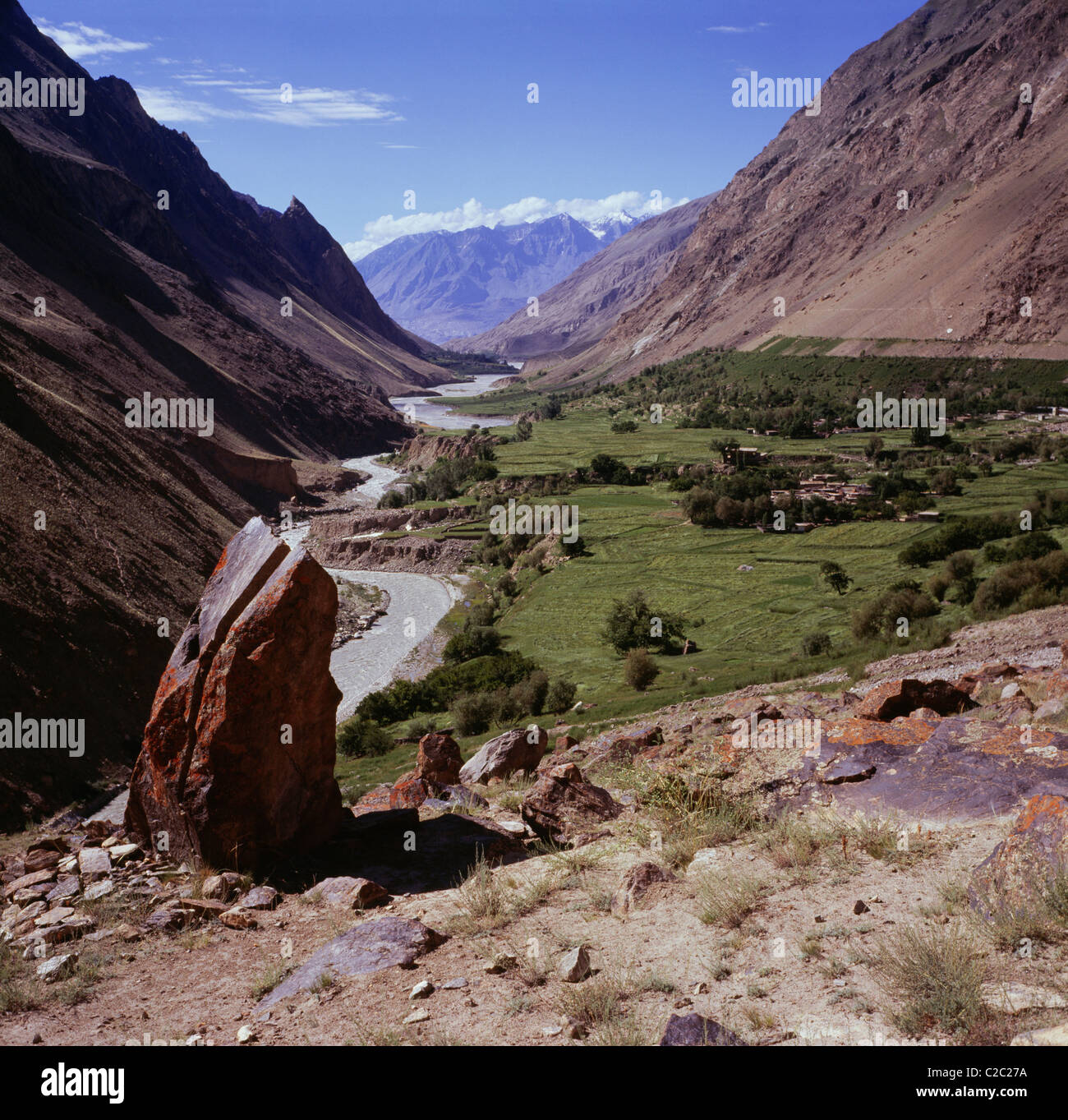 Hushe Valley du Nord Pakistan Banque D'Images