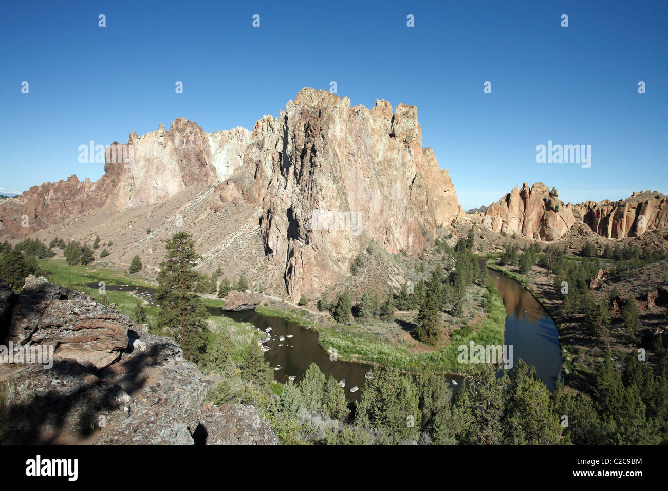 Smith Rock State Park New York USA Banque D'Images