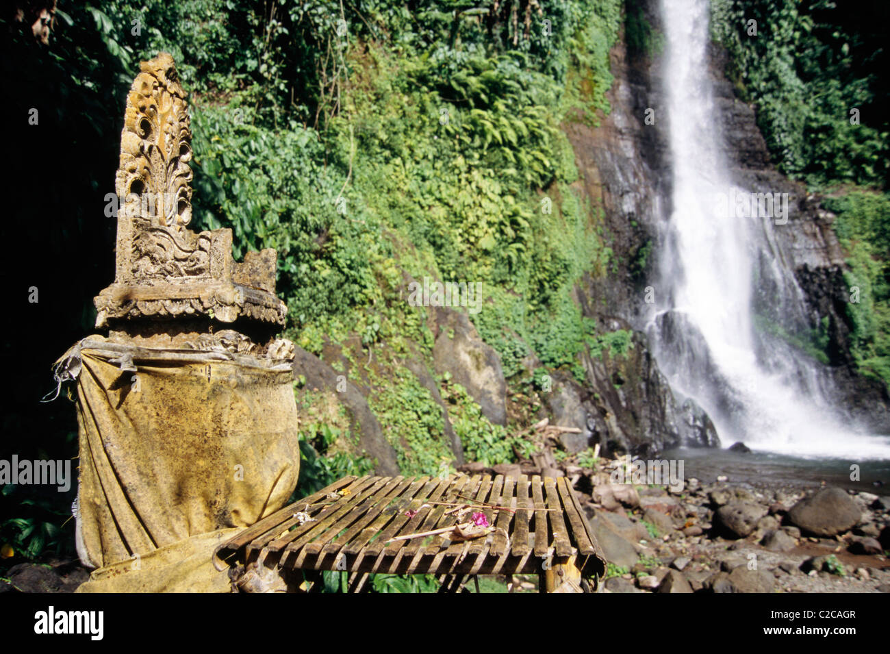 Cascade de Gitgit, près de Singaraja, district de Sukasada, Bali, Indonésie Banque D'Images