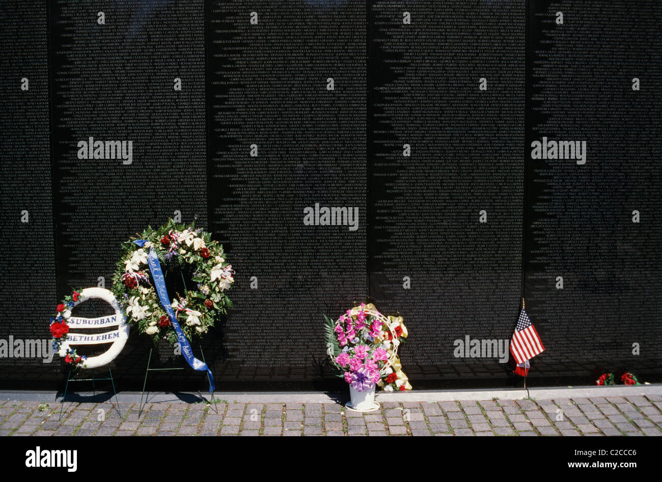 Vietnam Veterans Memorial, Washington DC, USA Banque D'Images