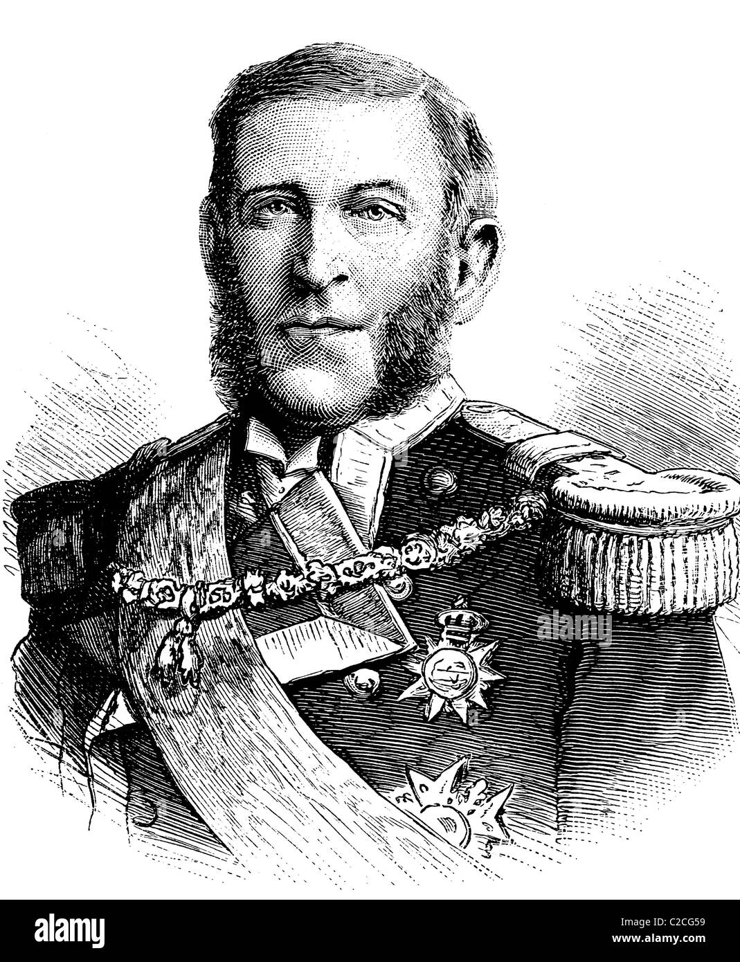 Don Cristobal Colon, l'amiral de Castille et gouverneur de l'Inde, environ 1893, photo historique Banque D'Images