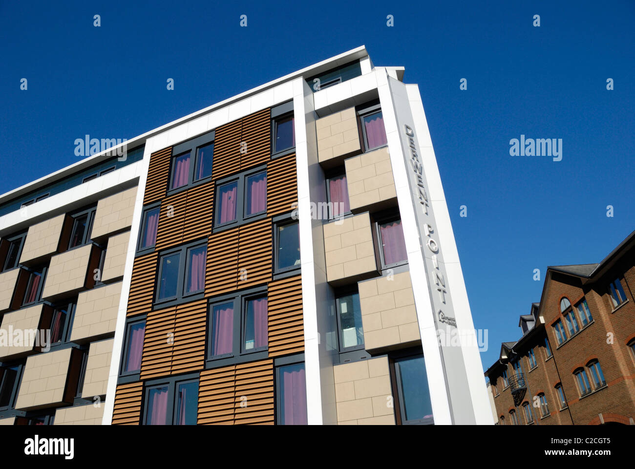 Point de Derwent student accommodation in Goswell Road, London, England Banque D'Images