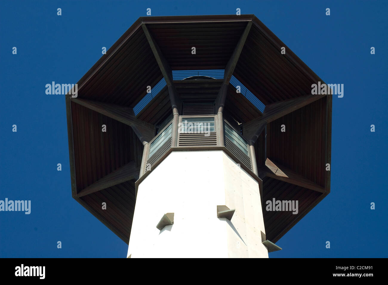 Phare, Torredembarra. Province de Tarragone, Catalogne, Espagne Banque D'Images