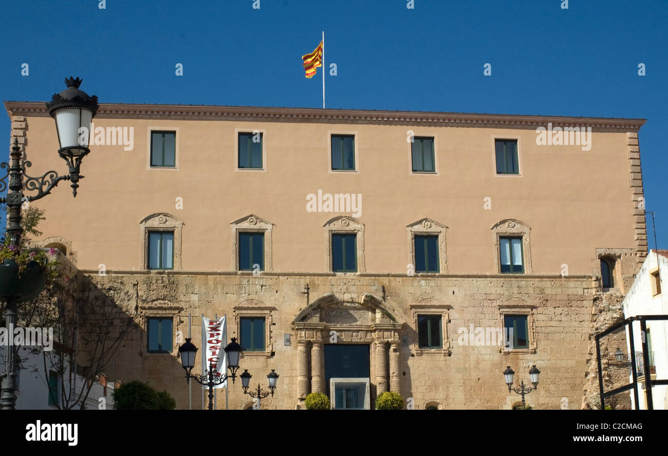 Château de Torredembarra. Province de Tarragone, Espagne Banque D'Images