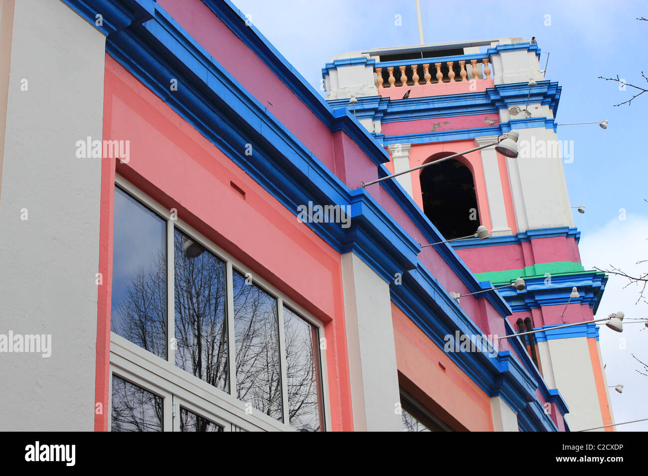 Palads Bio (Palace Cinema) à Copenhague, Danemark. Le Palads a été établi dans l'ancienne gare centrale de Copenhague sur Axeltorv. Banque D'Images