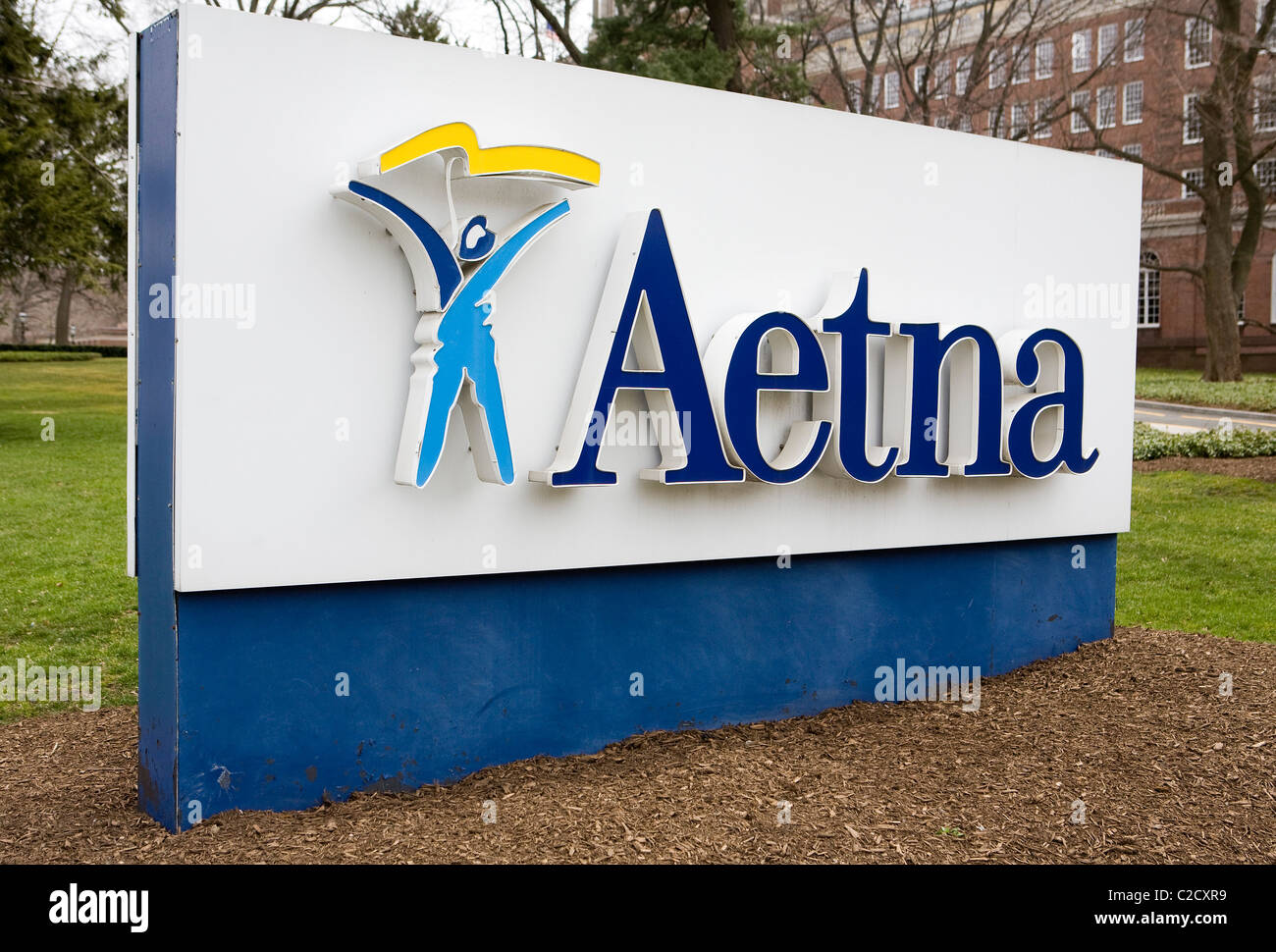 Le siège de la compagnie d'assurance santé Aetna. Banque D'Images