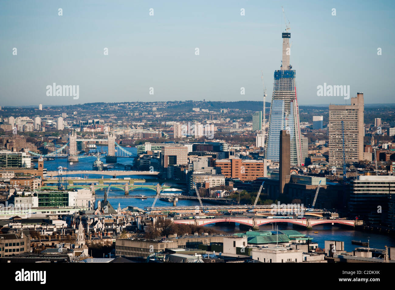 Vues aériennes de Londres Banque D'Images