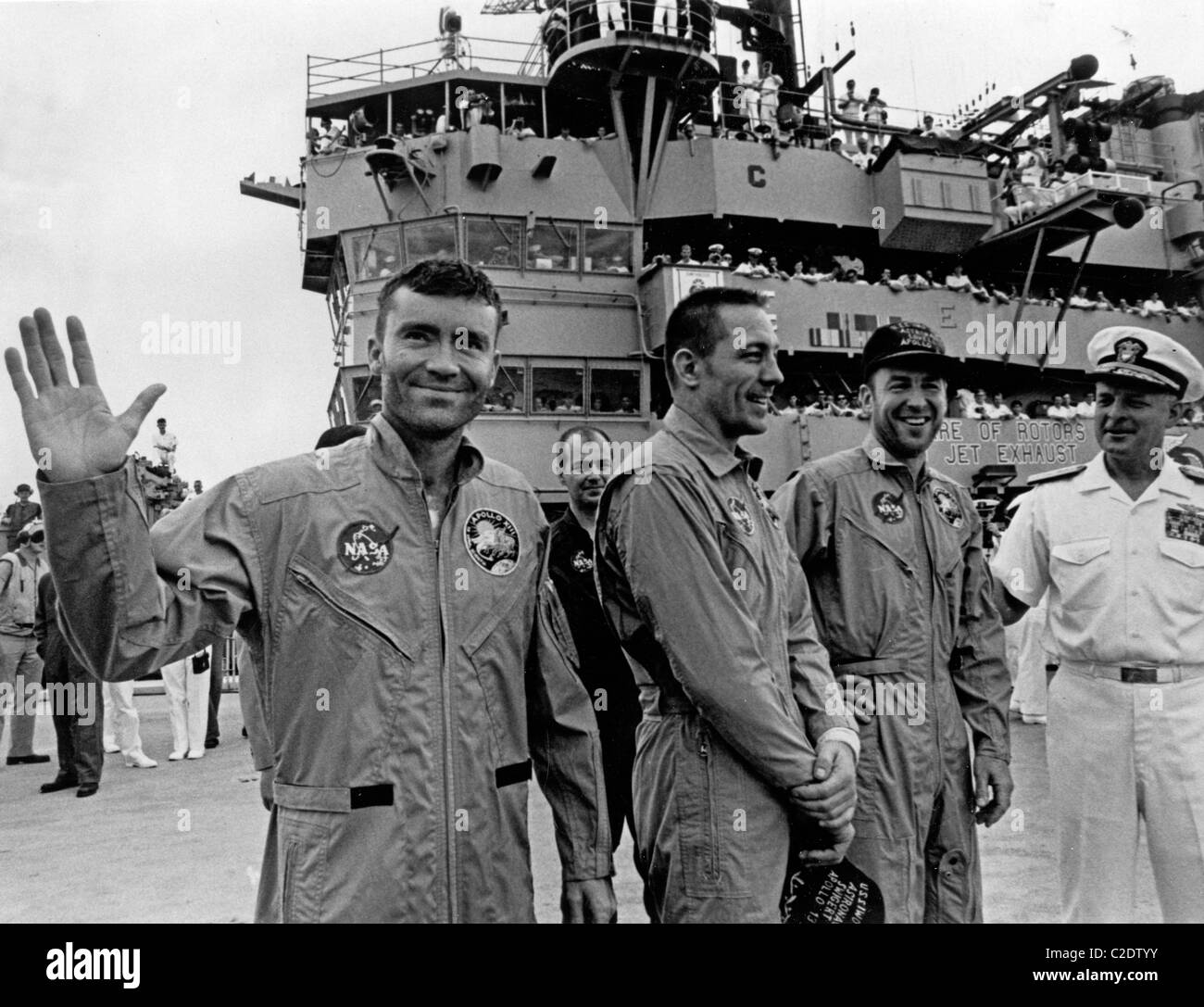 Les astronautes d'Apollo 13 Banque D'Images