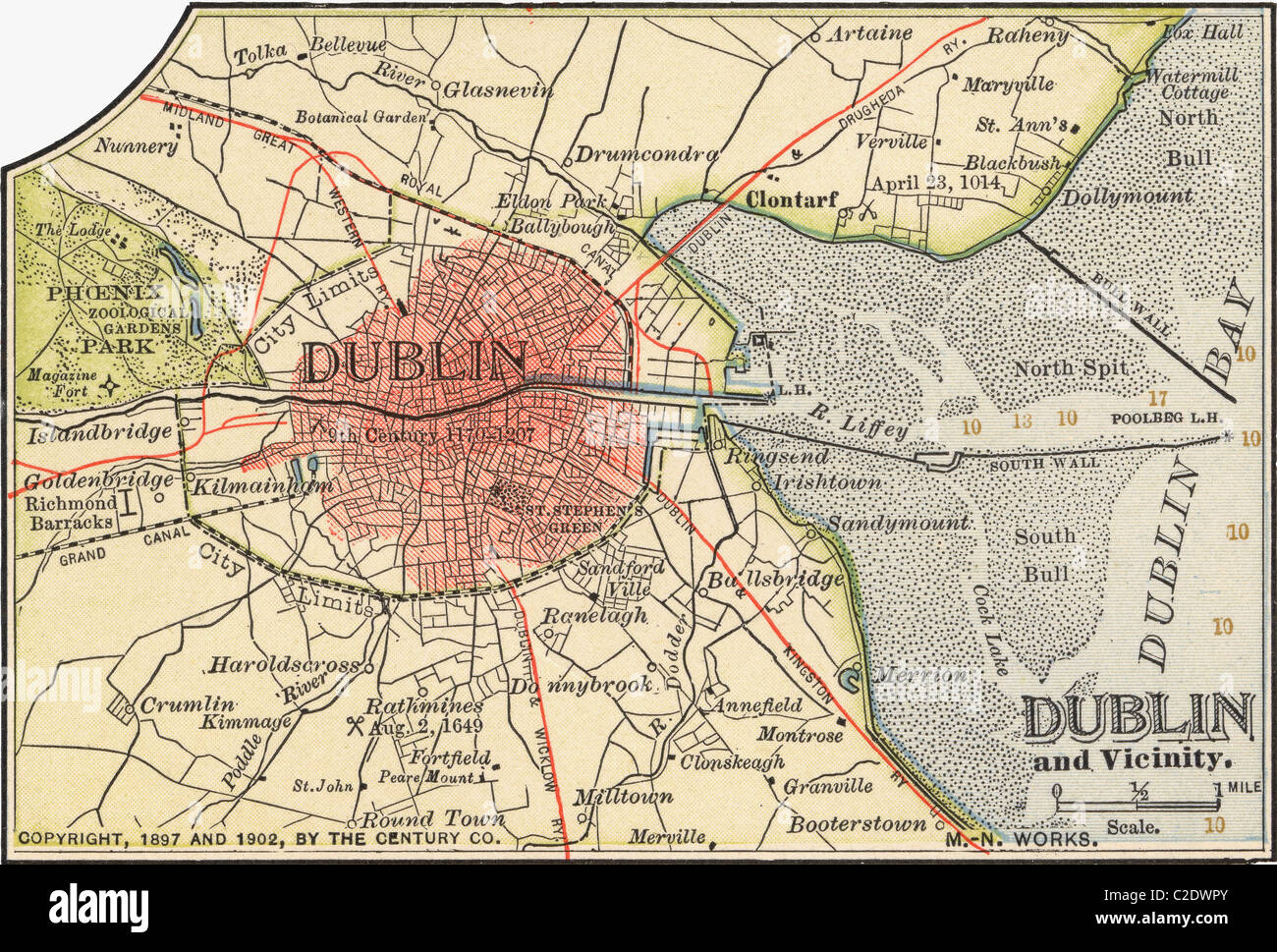 Mappa di dublino Banque de photographies et d’images à haute résolution
