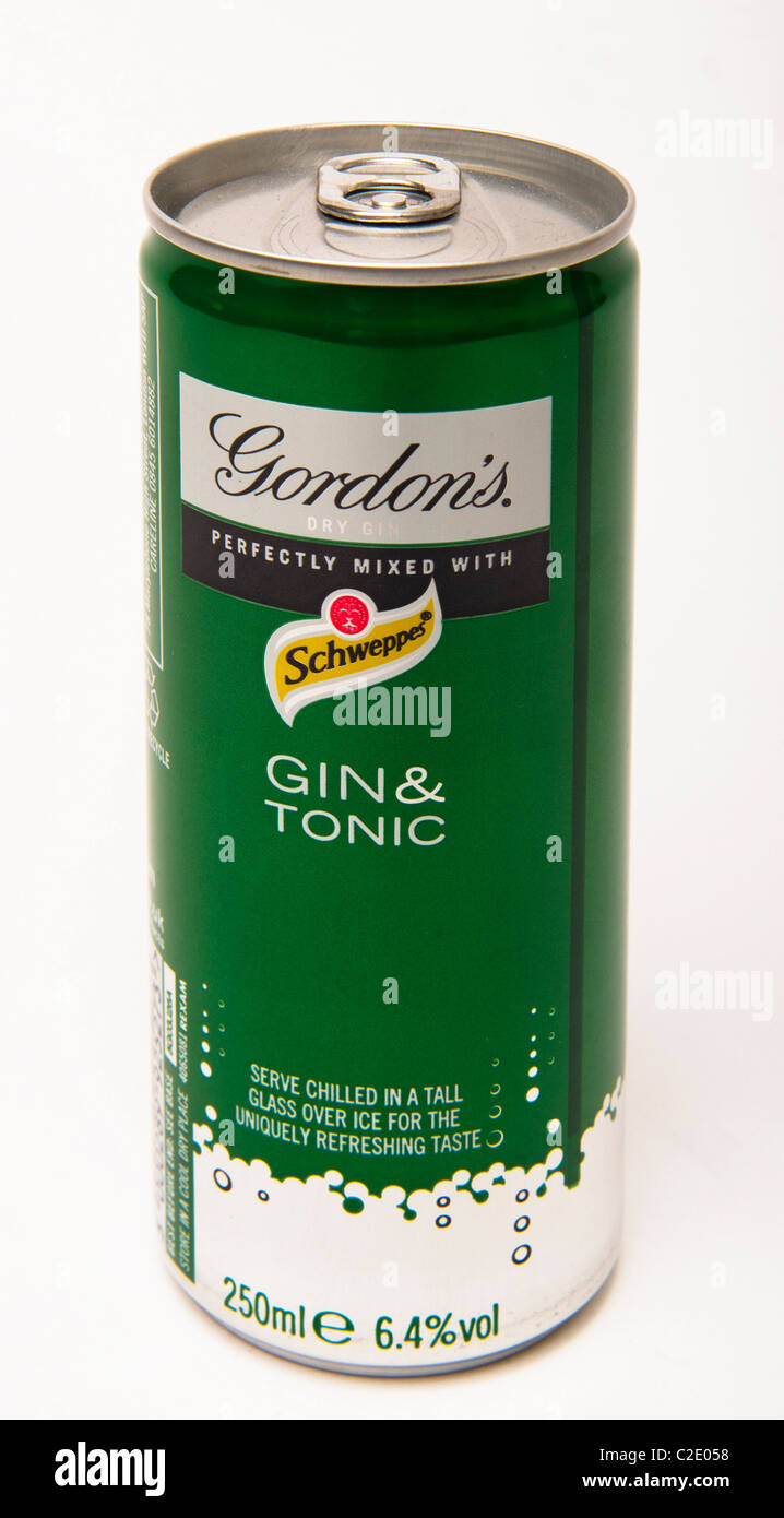 Gordons Gin Tonic Gin & Tonic '' Banque D'Images