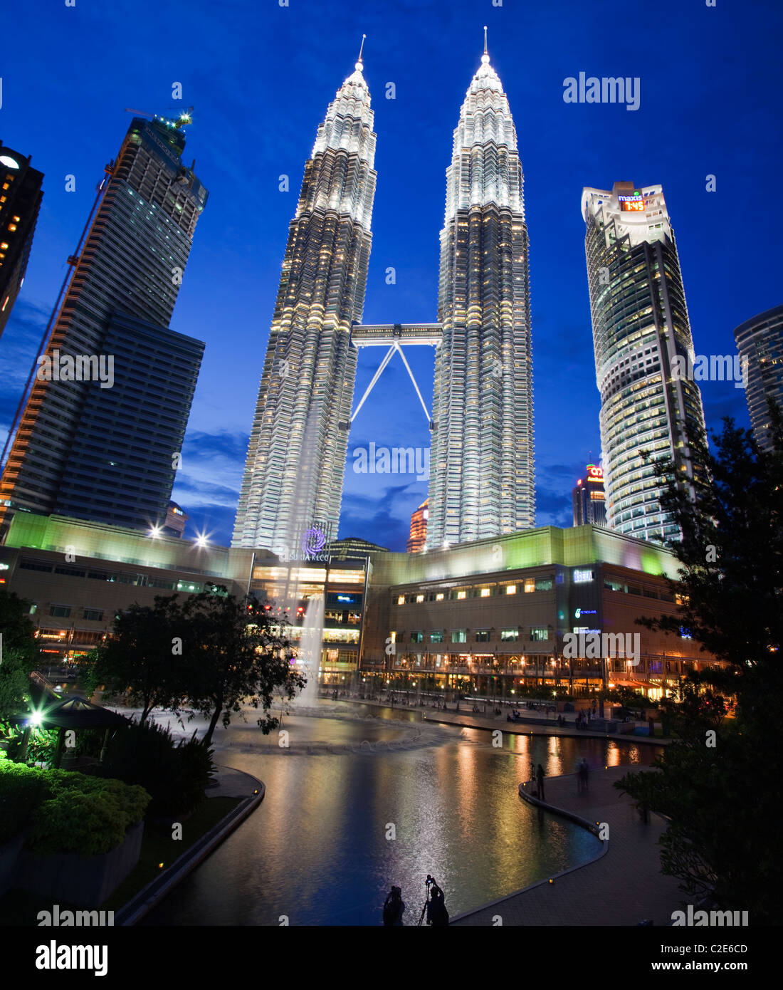 Les Tours Petronas, à Kuala Lumpur Banque D'Images