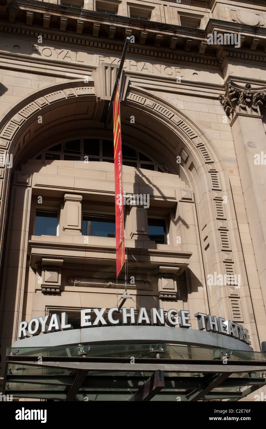Le Royal Exchange Theatre, Manchester. Banque D'Images