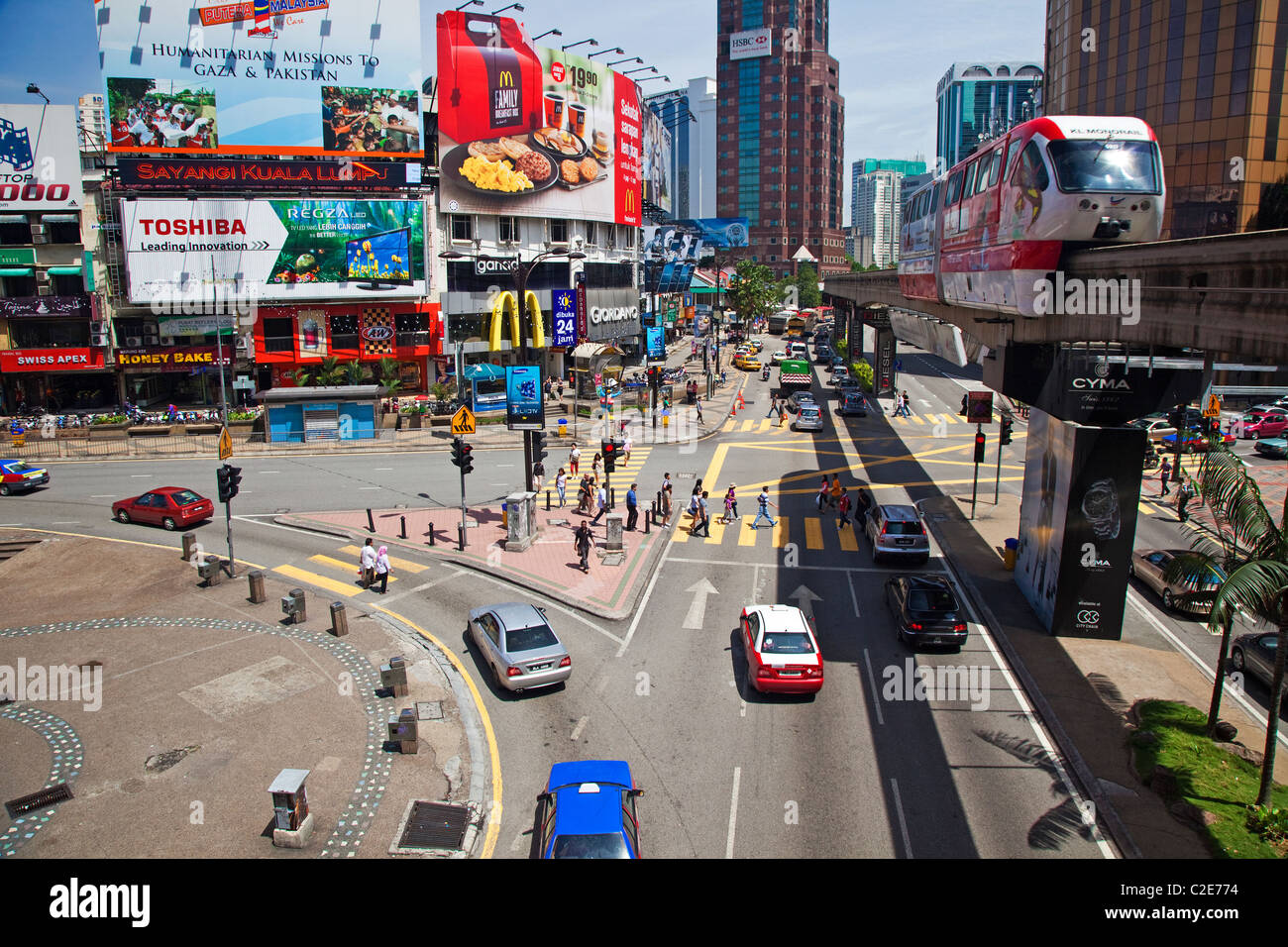 Bukit Bintang, Kuala Lumpur Banque D'Images