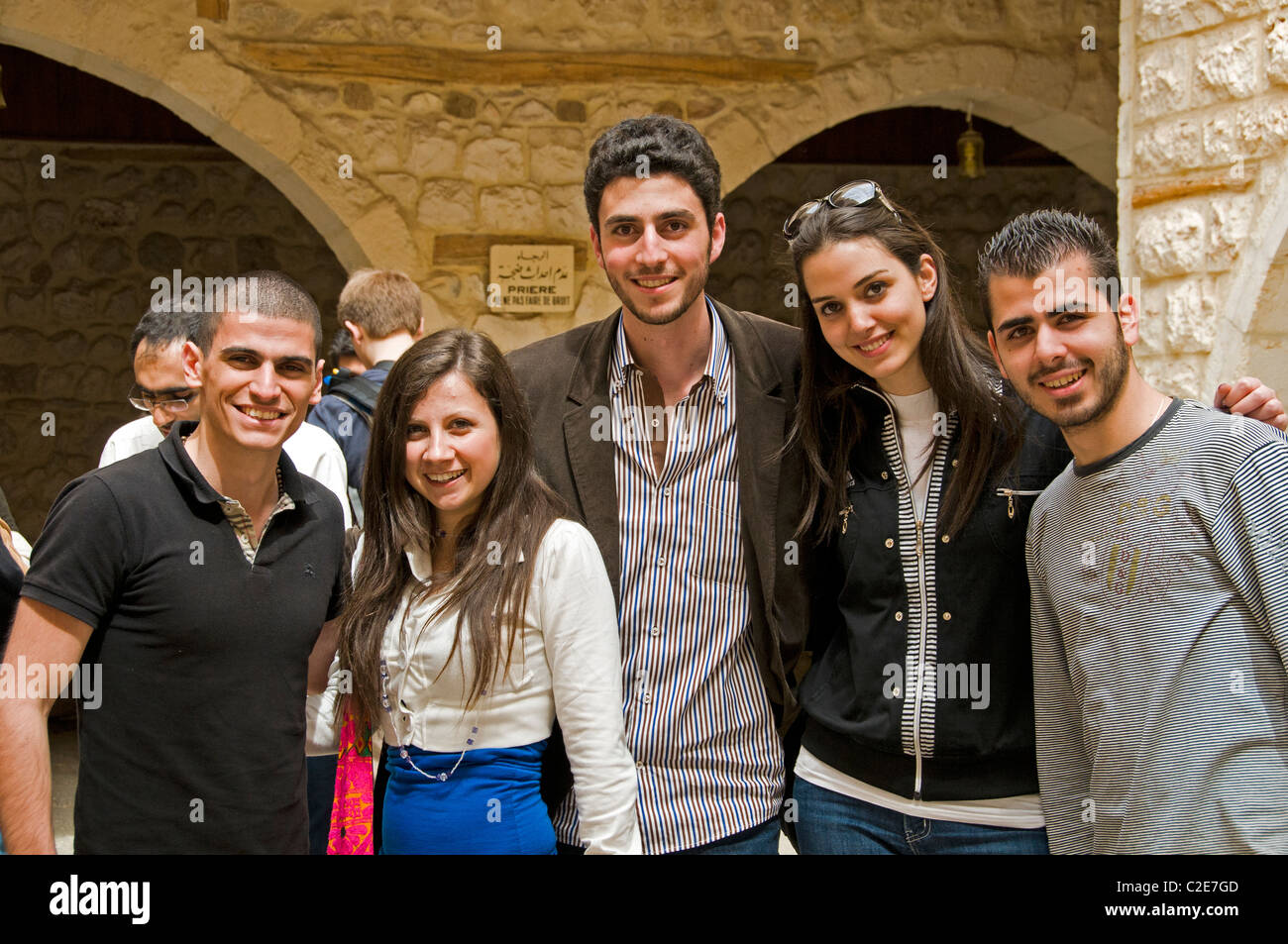 Syrie Damas femme étudiante belle belle belle belle belle juste Banque D'Images Syrie Damas femme étudiante belle belle belle belle belle juste Banque D'Images
