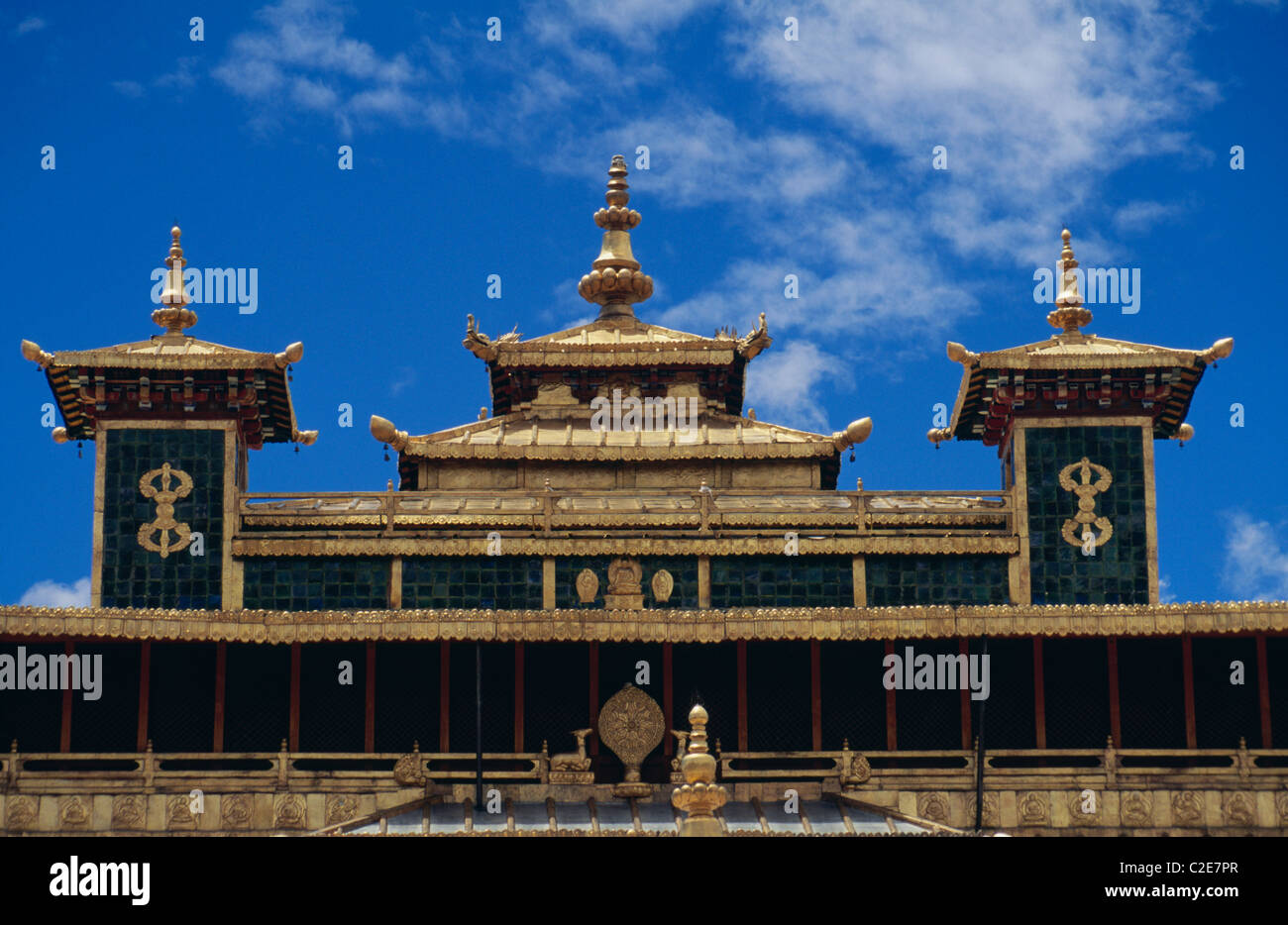 Monastère de Samye Tibet Dranang Banque D'Images