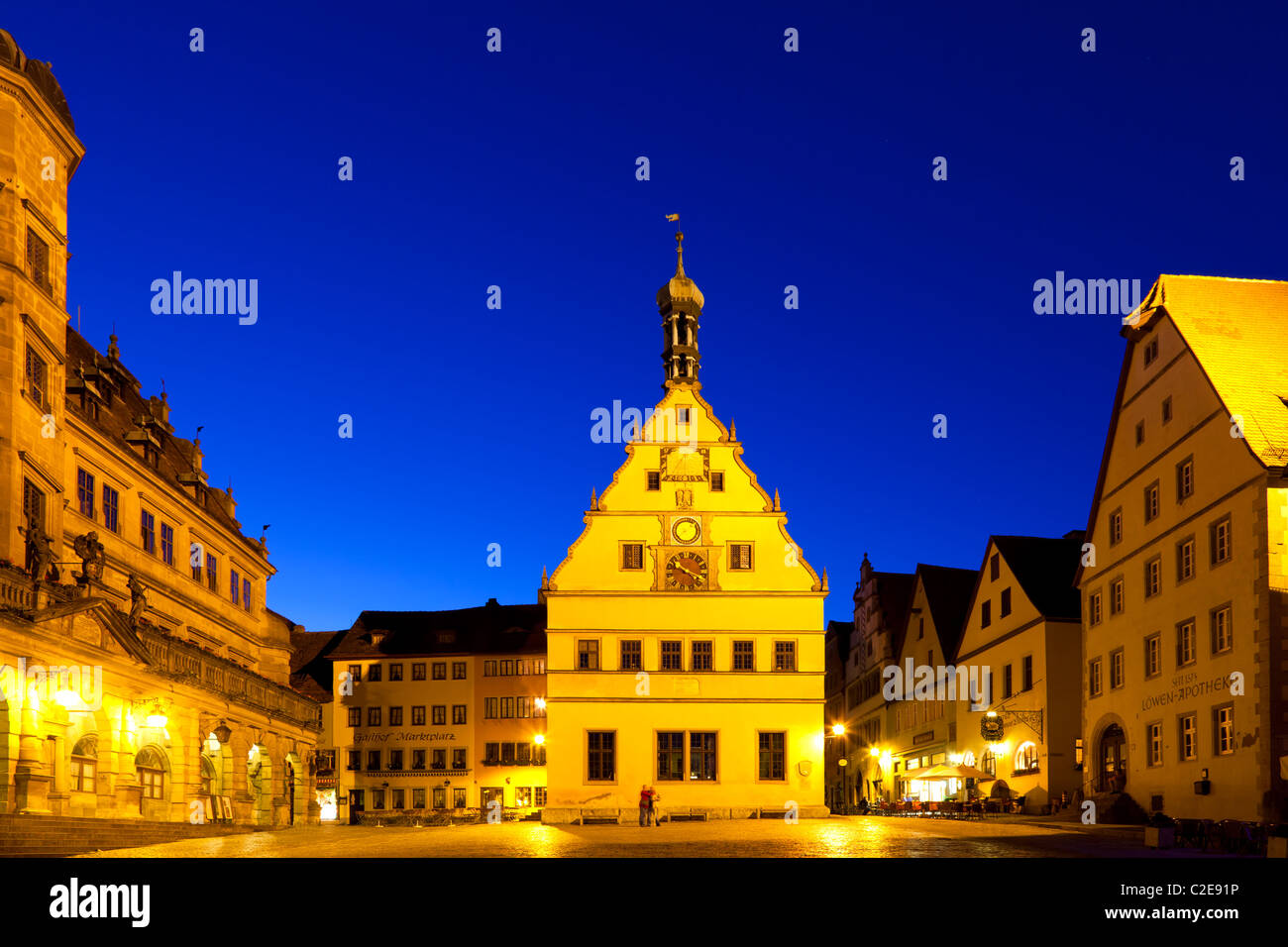 Rothenburg ob der Tauber, Bavière Banque D'Images