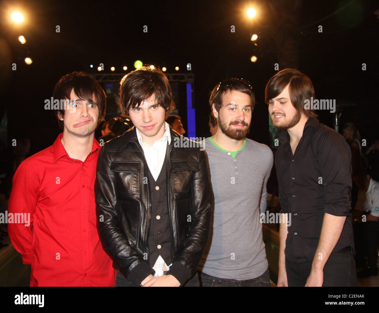 Brendon Urie Ryan Ross Joe Walker et Spencer Smith de panique