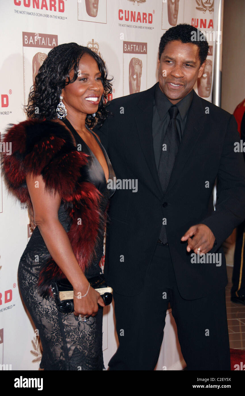 Denzel Washington et sa femme Pauletta Washington 6th ...