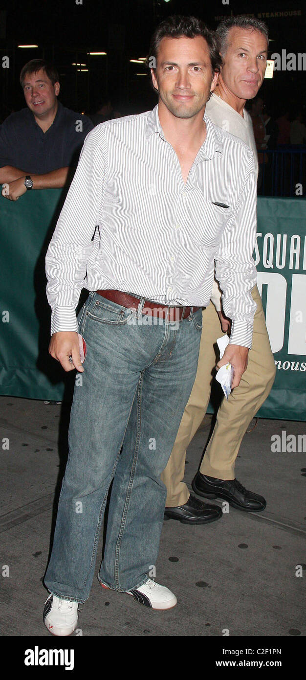 Andrew Shue arrivant pour le concert de Bruce Springsteen au Madison Square Garden de New York, USA - 19.10.07 Banque D'Images