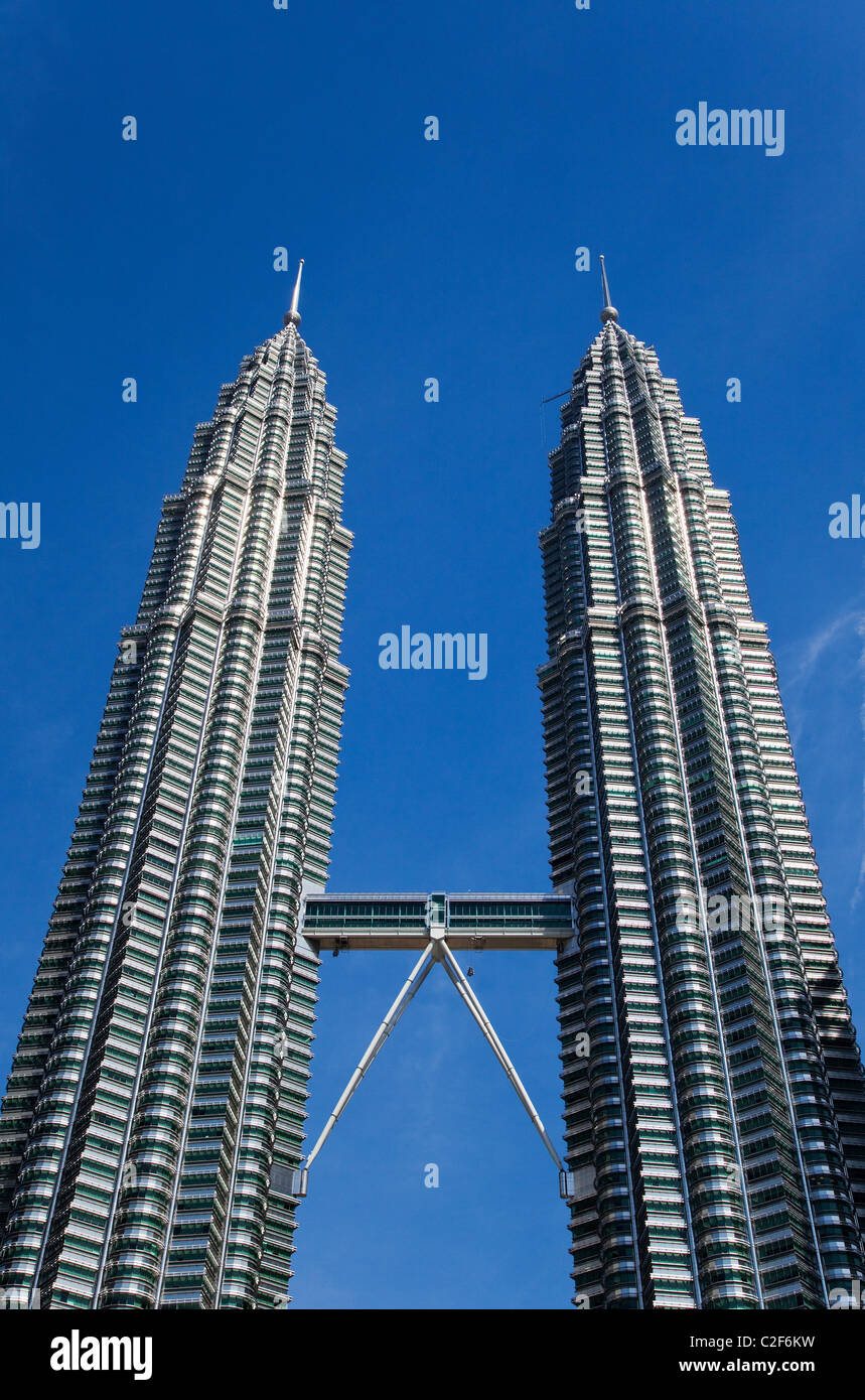 Les Tours Petronas, à Kuala Lumpur Banque D'Images