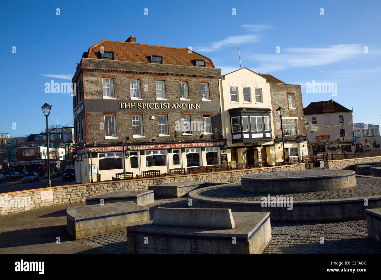 L'île aux épices Inn Old Portsmouth Hampshire Angleterre Banque D'Images