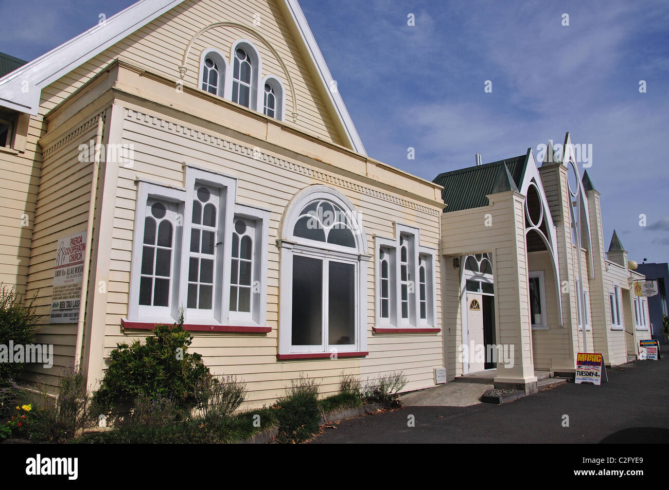 Coopérant Paeroa Church, rue MacKay, Paeroa, de la région de Waikato, Nouvelle-Zélande, île du Nord Banque D'Images
