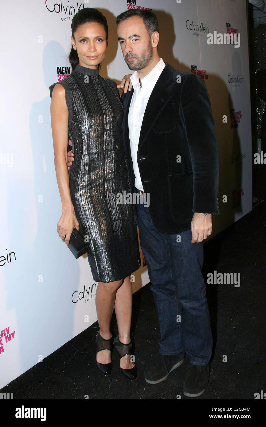 Thandie Newton et Francisco Costa Grande réouverture de célébration du nouveau Musée Lois par Calvin Klein New York City, USA - Banque D'Images