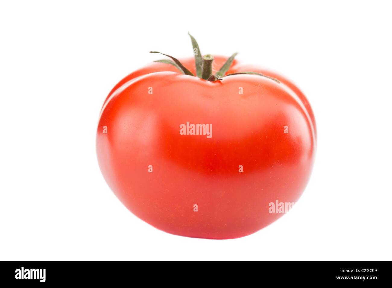 Frais rouge juteuse tomate mûrie de vigne Banque D'Images