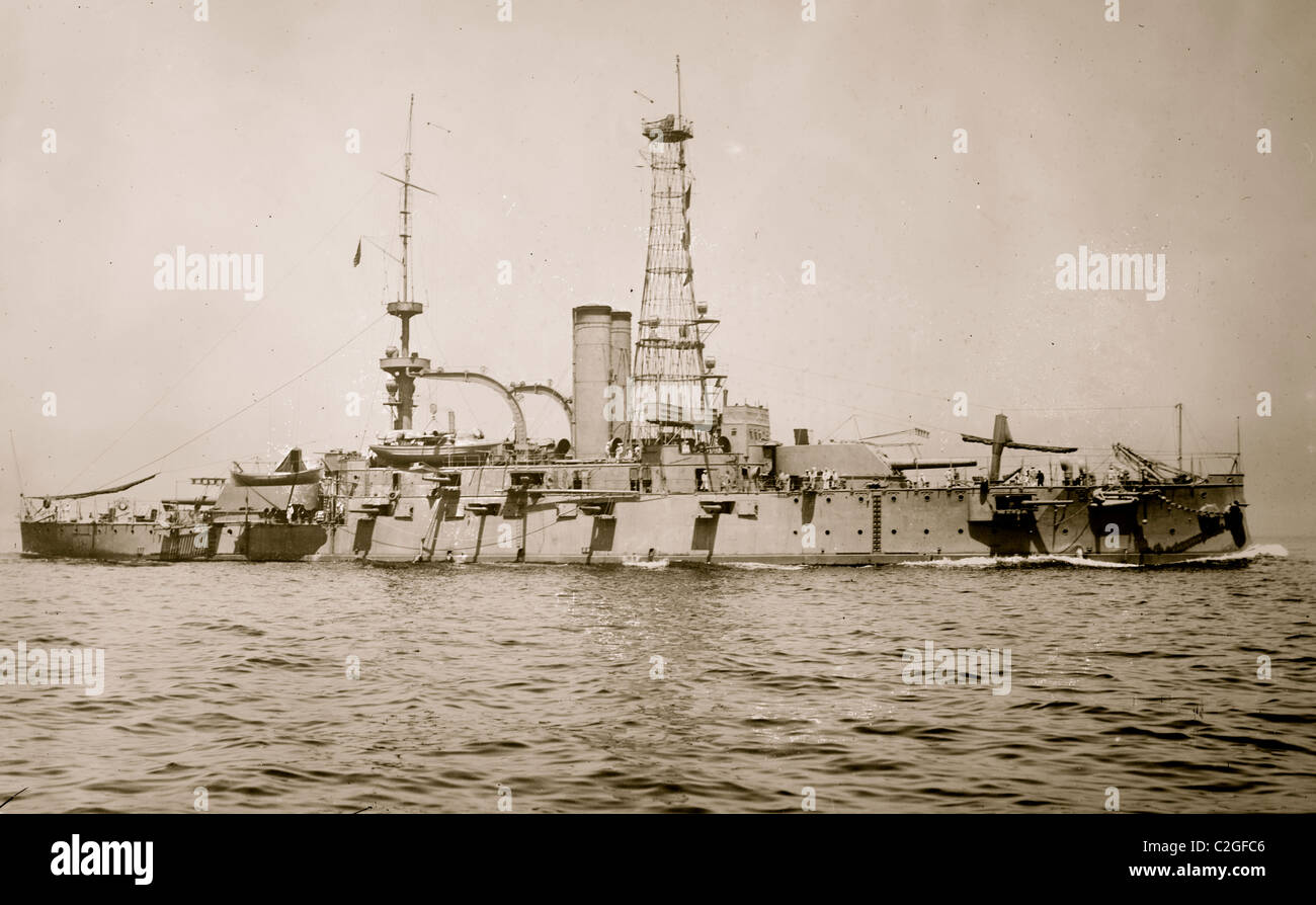 Battleship Wisconsin Banque D'Images