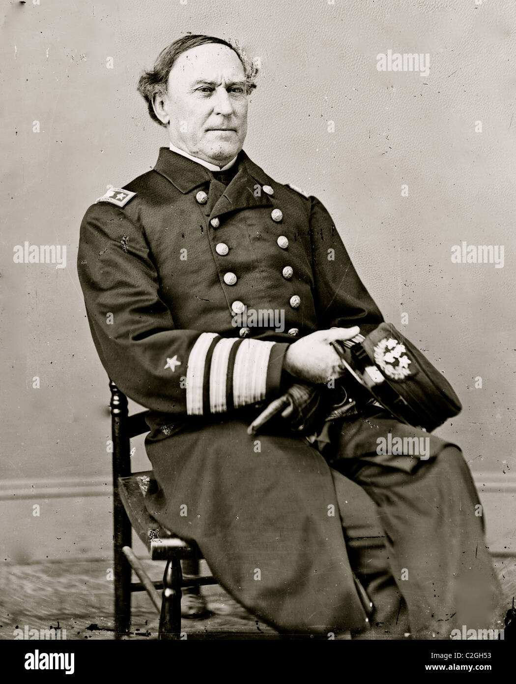 L'amiral David Glasgow Farragut Banque D'Images