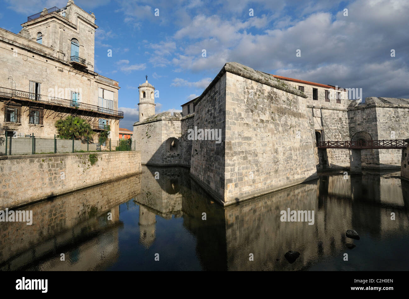 La Havane. Cuba. Castillo de la Real Fuerza, Habana Vieja, / La Vieille Havane. Banque D'Images